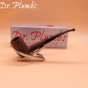 Dr Plumb City Matt Metal Filter Fishtail Briar Pipe (DP542)