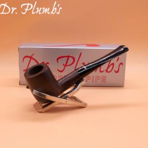 Dr Plumb City Matt Metal Filter Fishtail Briar Pipe (DP545)