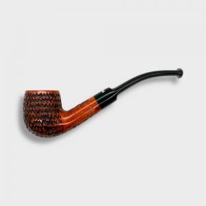 Dr Plumb Lightweight Metal Filter Fishtail Carved Briar Pipe (DP559)