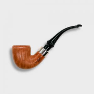 Dr Plumb Classic Bent Smooth Metal Filter Briar P Lip Style Pipe (DP561)
