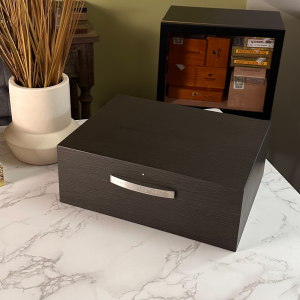 Dunhill White Spot Humidor - Grey Oak - 50 Cigar Capacity