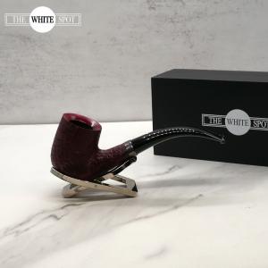 Alfred Dunhill - The White Spot Ruby Bark 5133 Group 5 Bent Brandy Pipe (DUN695)