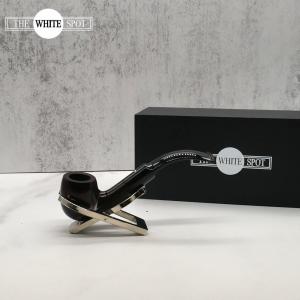 Alfred Dunhill - The White Spot Bruyere 2202 Group 2 Bent Fishtail Pipe (DUN747)