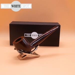 SLIGHT SECONDS Alfred Dunhill  - The White Spot Chestnut 5110 Group 5 Liverpool Fishtail Pipe (DUN208)