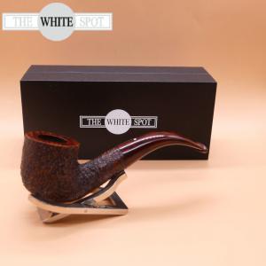 Alfred Dunhill - The White Spot Cumberland 5115 Group 5 Bent Pot Pipe (DUN444)