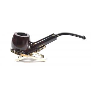 Alfred Dunhill - The White Spot Bruyere 4213 Group 4 Bent Apple Fishtail Pipe (DUN390)