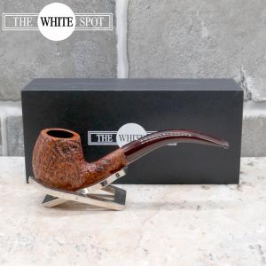 Alfred Dunhill - The White Spot County 4113 Group 4 Bent Apple Fishtail Pipe (DUN511)