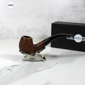 Alfred Dunhill - The White Spot County 4113 Group 4 Bent Apple Fishtail Pipe (DUN593)