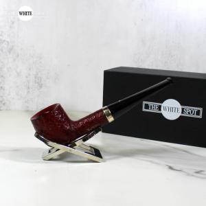 Alfred Dunhill - The White Spot Ruby Bark 4106 Group 4 Pot Pipe (DUN609)