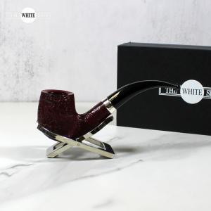 Alfred Dunhill - The White Spot Ruby Bark 3102 Group 3 Bent Pipe (DUN666)