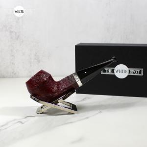 Alfred Dunhill - The White Spot Ruby Bark 5104 Group 5 Bulldog Pipe (DUN673)