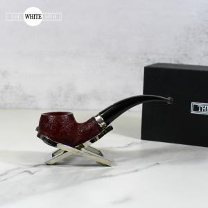 Alfred Dunhill - The White Spot Ruby Bark 2113 Group 2 Bent Apple Pipe (DUN679)