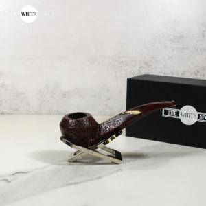 Alfred Dunhill - The White Spot Cumberland 3108 Group 3 Bent Rhodesian Pipe (DUN700)