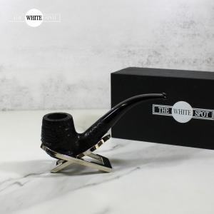 Alfred Dunhill - The White Spot Shell Briar 3102 Group 3 Bent Fishtail Pipe (DUN711)