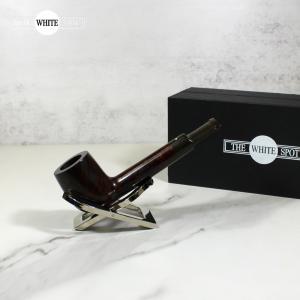 Alfred Dunhill - The White Spot Shell Briar 3108 Group 3 Bent  Rhodesian Pipe (DUN712)