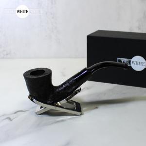 Alfred Dunhill - The White Spot Shell Briar 4214 Group 4 Bent Dublin Pipe (DUN779)