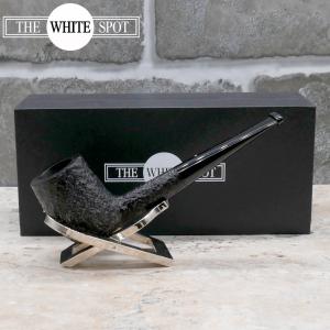 Alfred Dunhill - The White Spot Shell Briar 1403 Group 1 Billiard Bell 1/4 Bent Tapered Mouthpiece Pipe (DUN841)