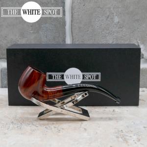 Alfred Dunhill - The White Spot Amber Root 2102 Group 2 Bent Pipe (DUN850)