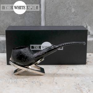 Alfred Dunhill - The White Spot Shell Briar 5228 Group 5 Diplomat Bent Pipe (DUN870)