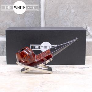 Alfred Dunhill - The White Spot Straight Grain Amber Flame One Flame Straight Pipe (DUN872)