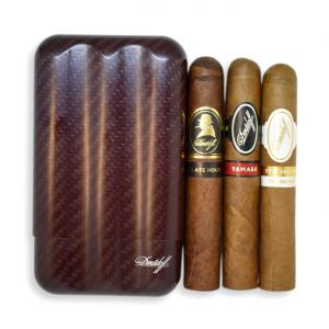Davidoff XL-3 Carbon Red and Luxury Cigar Selection Sampler - 3 Cigars