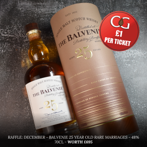 DECEMBER 2024 Competition Entry - Balvenie 25 Year Old Rare Marriages - 48% 70cl