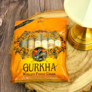 Gurkha Dominican Toro Selection Sampler Pack - 6 Cigars (Yellow)