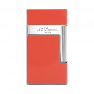 ST Dupont Lighter - Slimmy - Coral & Chrome