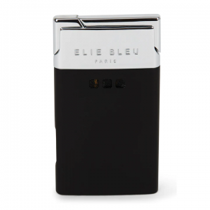 Elie Bleu J11 Delgado Pocket Lighter - Black & Chrome