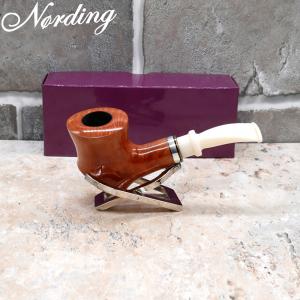 Erik Nording Royal Flush Joker White Stem Fishtail Pipe (EN134)