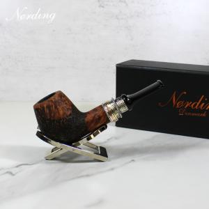 Erik Nording Double Silver Brown #3 Fishtail Pipe (EN218)