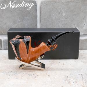 Erik Nording Freehand Briar Line Spiral Bent Fishtail Pipe (EN220)