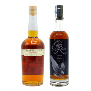 SPECIAL OFFER BUNDLE DEAL - Eagle Rare 10 Year Old Kentucky Straight Bourbon & Buffalo Trace Traveller Bourbon Whiskey