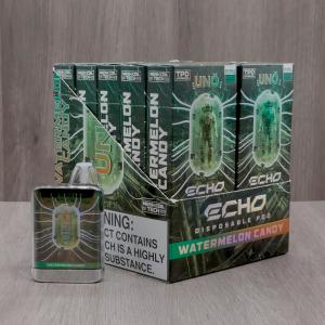 Uno Echo Disposable Vape Bar - Watermelon Candy - 10 Pack