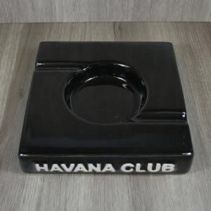 Havana Club Collection Ashtray - El Duplo Double Cigar Ashtray - Ebony Black