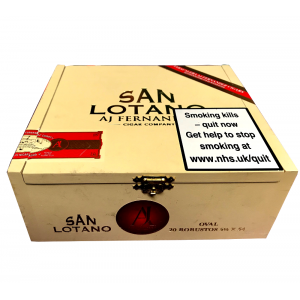 Empty AJ Fernandez Oval Robusto Cigar Box