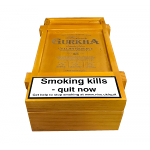 Empty Gurkha Cellar Reserve 15 Year old Perfecto Koi Cigar Box