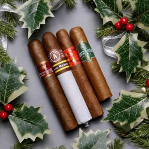 100 DAYS UNTIL CHRISTMAS - Festive Enthusiast Cigar Sampler - 4 Cigars