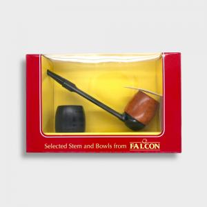 Falcon Hunter Pipe & Bowl Gift Set - Straight Fishtail (FAL658)