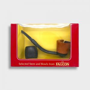 Falcon Hunter Pipe & Bowl Gift Set - Bent Fishtail (FAL663)