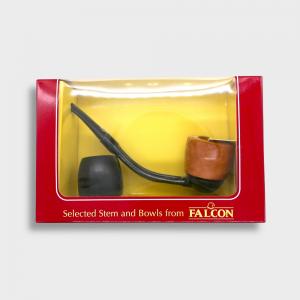 Falcon Hunter Pipe & Bowl Gift Set - Bent Fishtail (FAL670)