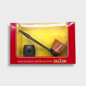 Falcon Hunter Pipe & Bowl Gift Set - Straight Fishtail (FAL677)