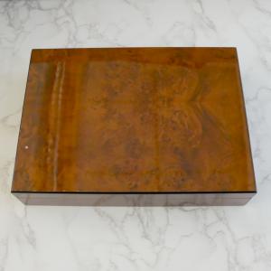 Burl Wood Humidor - 25 Capacity