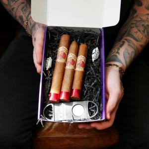 My Father for Fathers Day Gift Sampler - 3 Cigars & Cutter