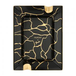 ST Dupont Cigar Ashtray - Fender - Black & Gold