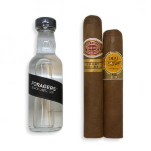 Foragers Black Label Gin + Cuban Cigar Selection Pairing Sampler