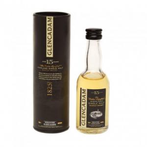 Glencadam 15 Year Old Whisky Miniature - 46% 5cl