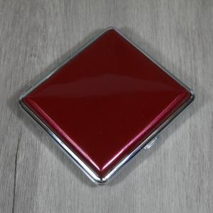 Cigarette Case - Glossy - Holds 20 Kingsize Cigarettes - Red