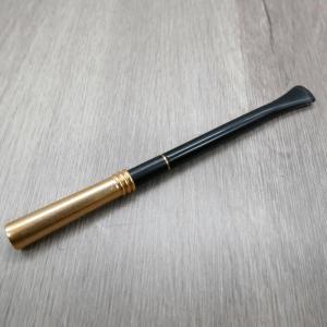 Cigarette Holder - 135 mm - Black and Gold