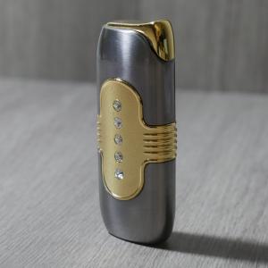 Honest Hive Jet Flame Cigar Lighter - Silver (HON140)